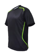 Mens Sublimated Sports Tee - Back/Lime