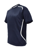 Mens Sublimated Sports Tee - Navy/White
