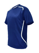 Mens Sublimated Sports Tee - Royal/White