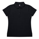 Noosa Ladies Polo - Black - sportscrazy.com.au