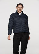 Ladies Buller Puffer Jacket - Navy - sportscrazy.com.au