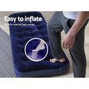 Bestway Single Inflatable Air Mattress - Navy - sportscrazy.com.au