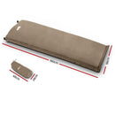 Weisshorn Single Self Inflating Mattress - Coffee - sportscrazy.com.au