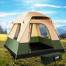 Weisshorn 4 Person Camping Tent - Green - sportscrazy.com.au