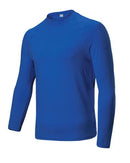 Ladies Long Sleeve Rash Shirt - Royal - sportscrazy.com.au