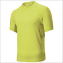 Mens Short Sleeve Rashie - Fluro Yellow