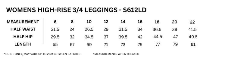 Womens High-rise 3/4 Leggings