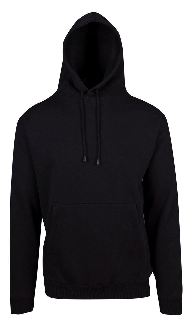 Mens Kangaroo Pocket Hoodie - Black