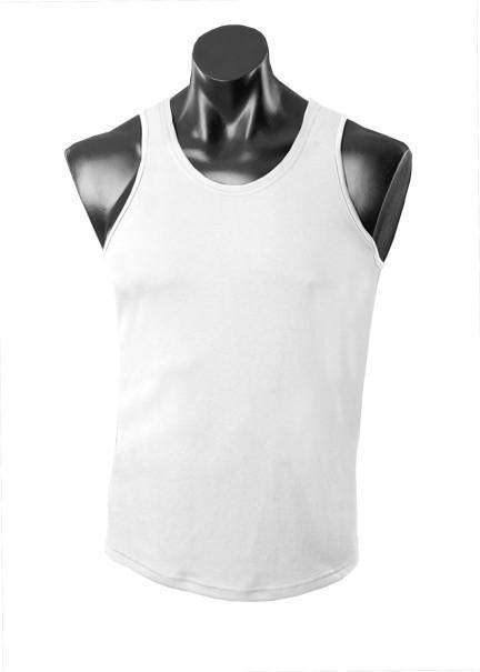 Botany Mens Training Singlet- White - sportscrazy.com.au