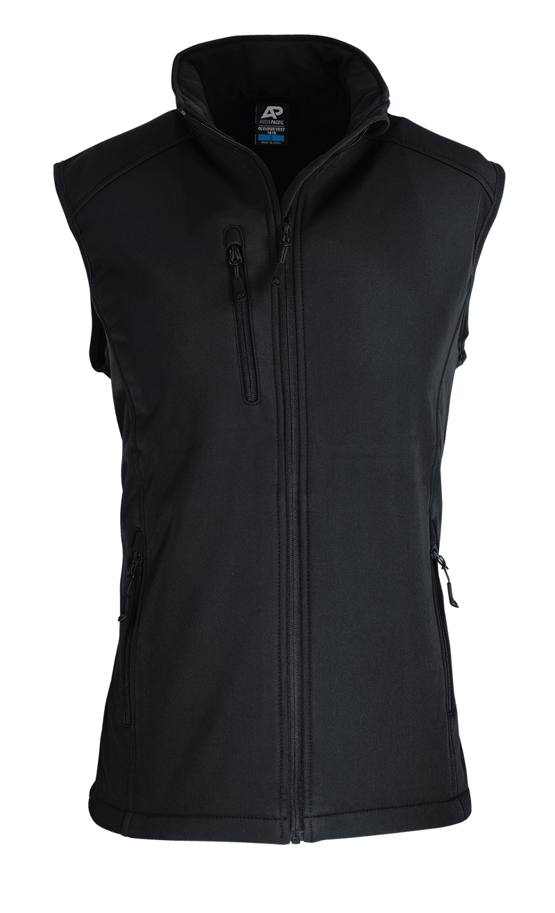 Mens Olympus Softshell Vest - Black