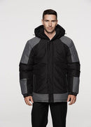 Mens Kingston Outdoor Jacket - Black/Grey - sportscrazy.com.au