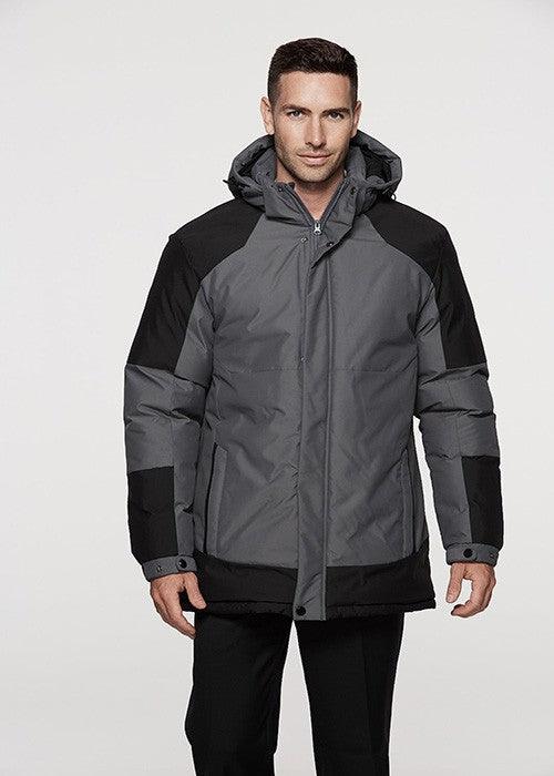 Mens Kingston Outdoor Jacket = Grey/Black