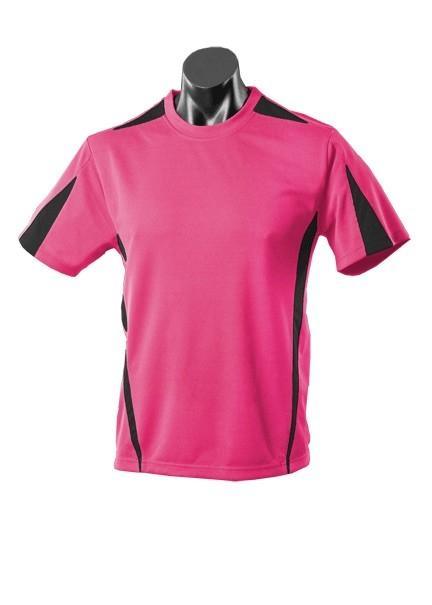 Kids Eureka Sports Tee - Hotpink/Black - sportscrazy.com.au