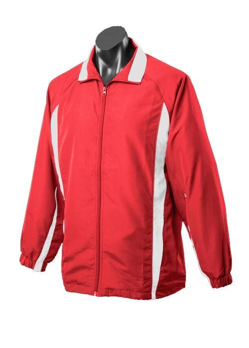 Kids Eureka Track Jacket - Red/White - sportscrazy.com.au