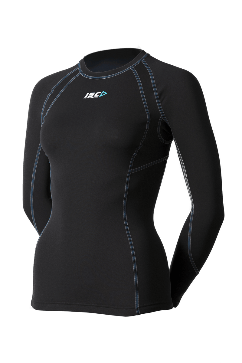 Ladies Aqua Compression Longsleeve Top - sportscrazy.com.au