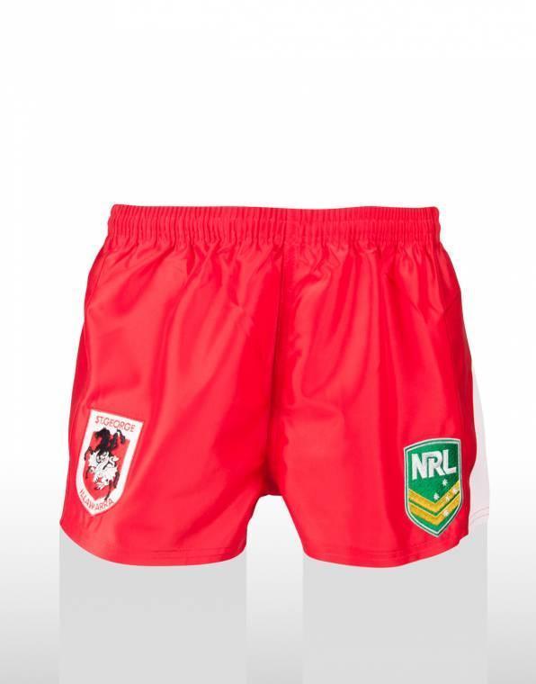 St George Dragons Kids Away Shorts - sportscrazy.com.au