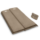Weisshorn Self Inflating Double Mattress - Brown - sportscrazy.com.au