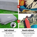 Weisshorn Single Self Inflating Mattress - Grey - sportscrazy.com.au