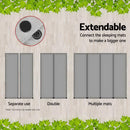 Weisshorn Self Inflating Double Mattress - Grey - sportscrazy.com.au