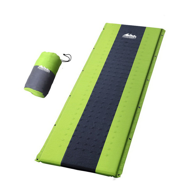 Weisshorn Self Inflating Mattress Single - Green