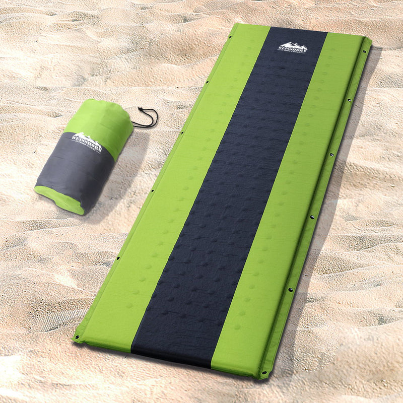 Weisshorn Self Inflating Mattress Single - Green
