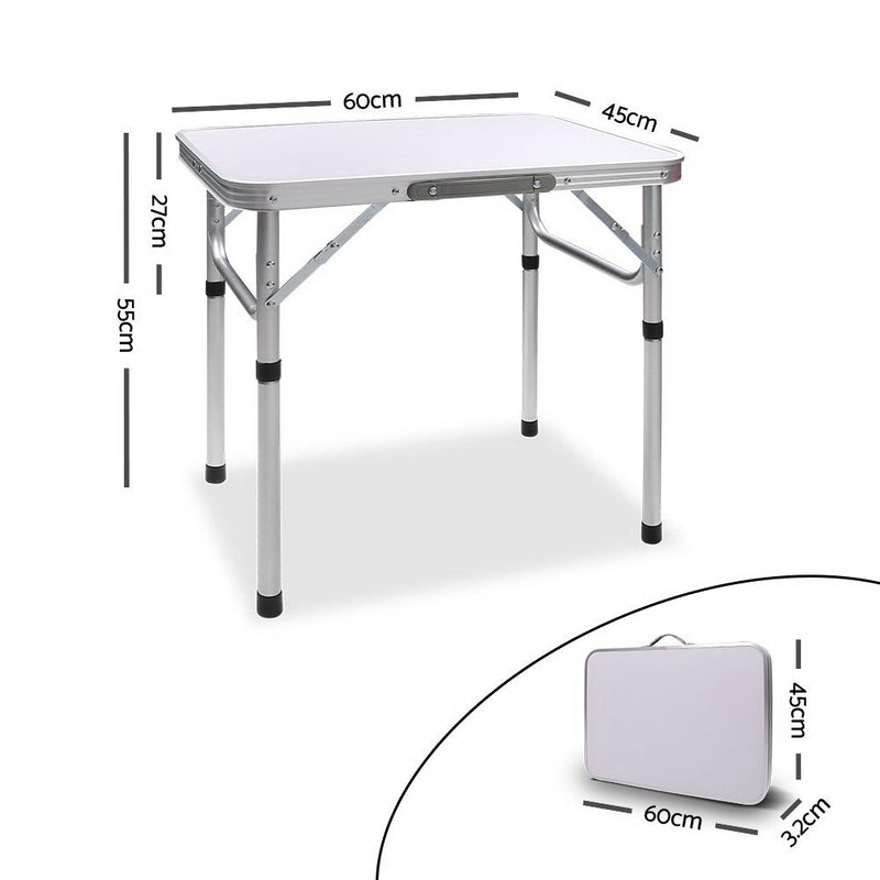 Weisshorn Folding Camping Table 60cm