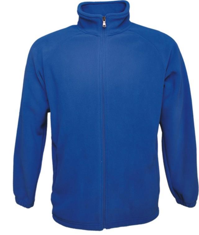 Kids Full Zip Polar Fleece Jacket - Royal - sportscrazy.com.au