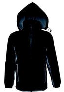 Kids Reflective Wet Weather Jkt - Black - sportscrazy.com.au