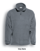 Polar Fleece 1/2 Zip Pullover - Grey