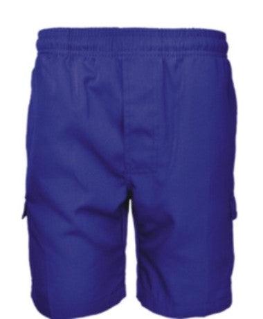 Boys School Cargo Shorts - Royal