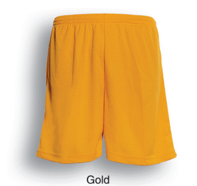 Kids Breezeway Soccer Shorts - Gold - sportscrazy.com.au