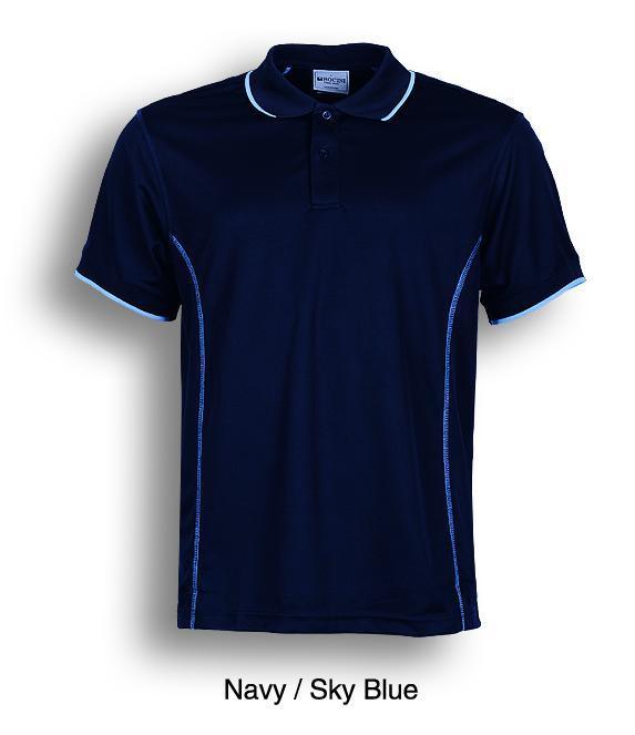 Essentials Golf S/S Polo - Navy/Sky - sportscrazy.com.au