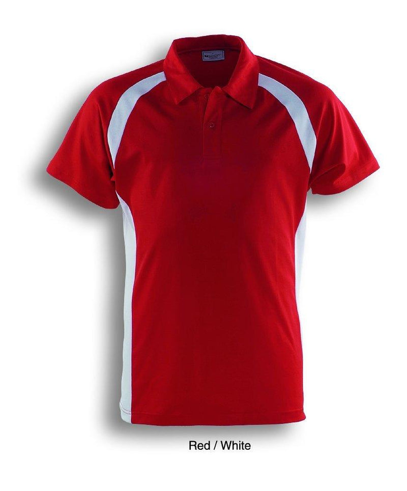 Essentials Ladies Contrast Panel Polo - Red/White - sportscrazy.com.au