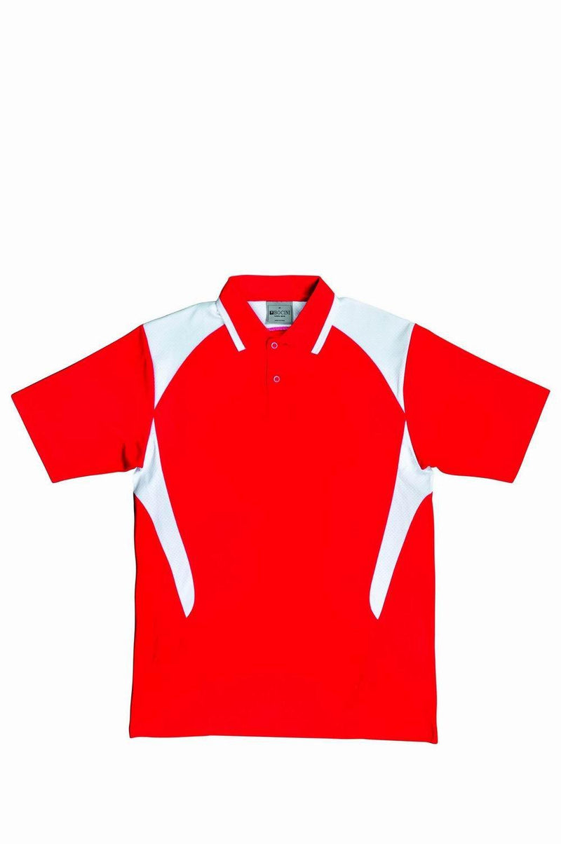 Active Golf Polo - Red/White - sportscrazy.com.au