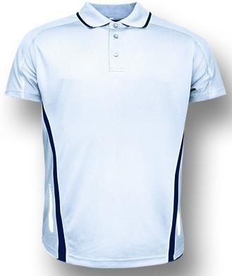 Elite Golf Polo - White/Navy - sportscrazy.com.au