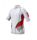 Slam Shortsleeve Rash Shirt - White/Red - sportscrazy.com.au