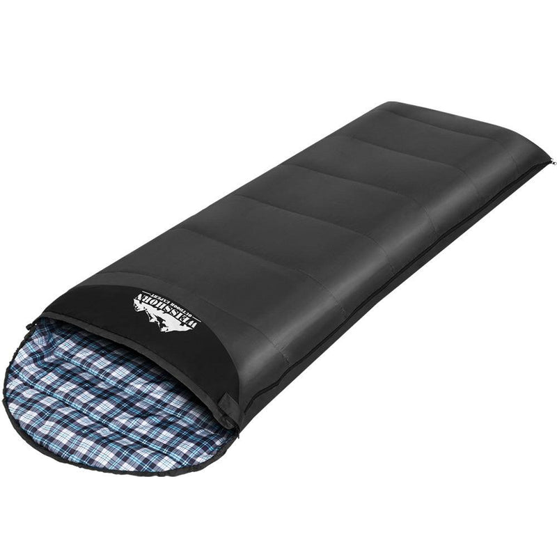 Weisshorn Single Winter Sleeping Bag - Grey - sportscrazy.com.au