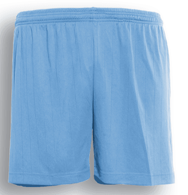 Kids Plain Soccer Shorts - Sky Blue - sportscrazy.com.au