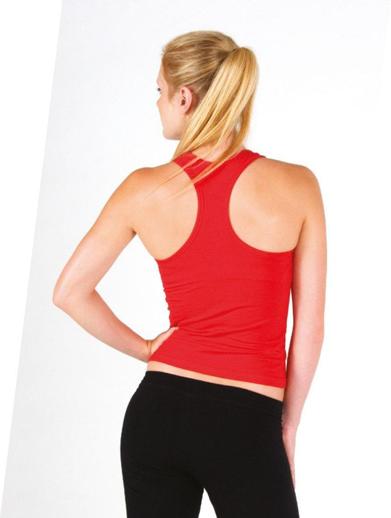 Ladies Sport Singlet - Red - sportscrazy.com.au