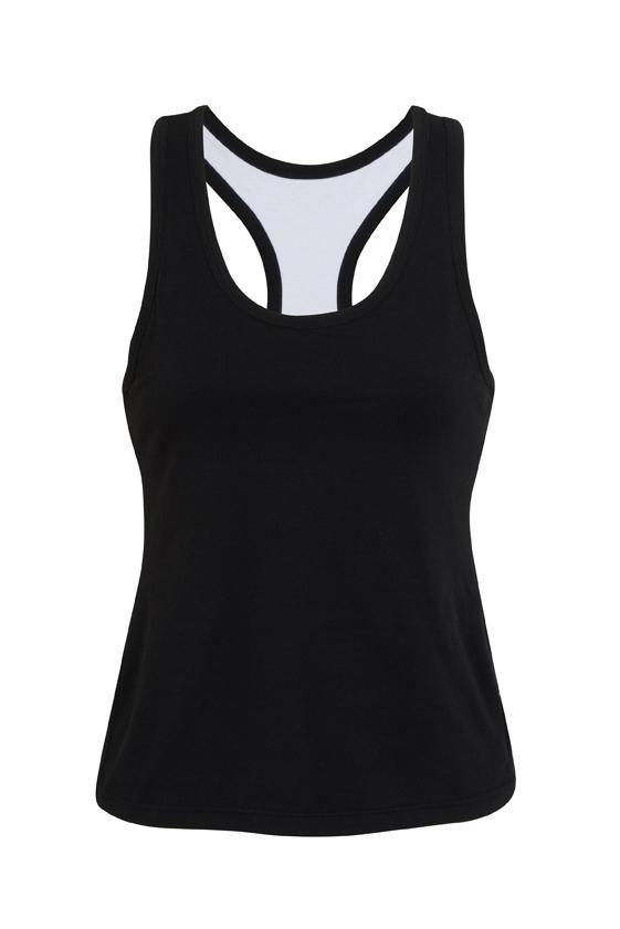 Ladies Sport Singlet - Black - sportscrazy.com.au