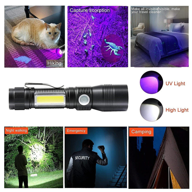 Waterproof Rechargeable UV Light Torch - sportscrazy.com.au