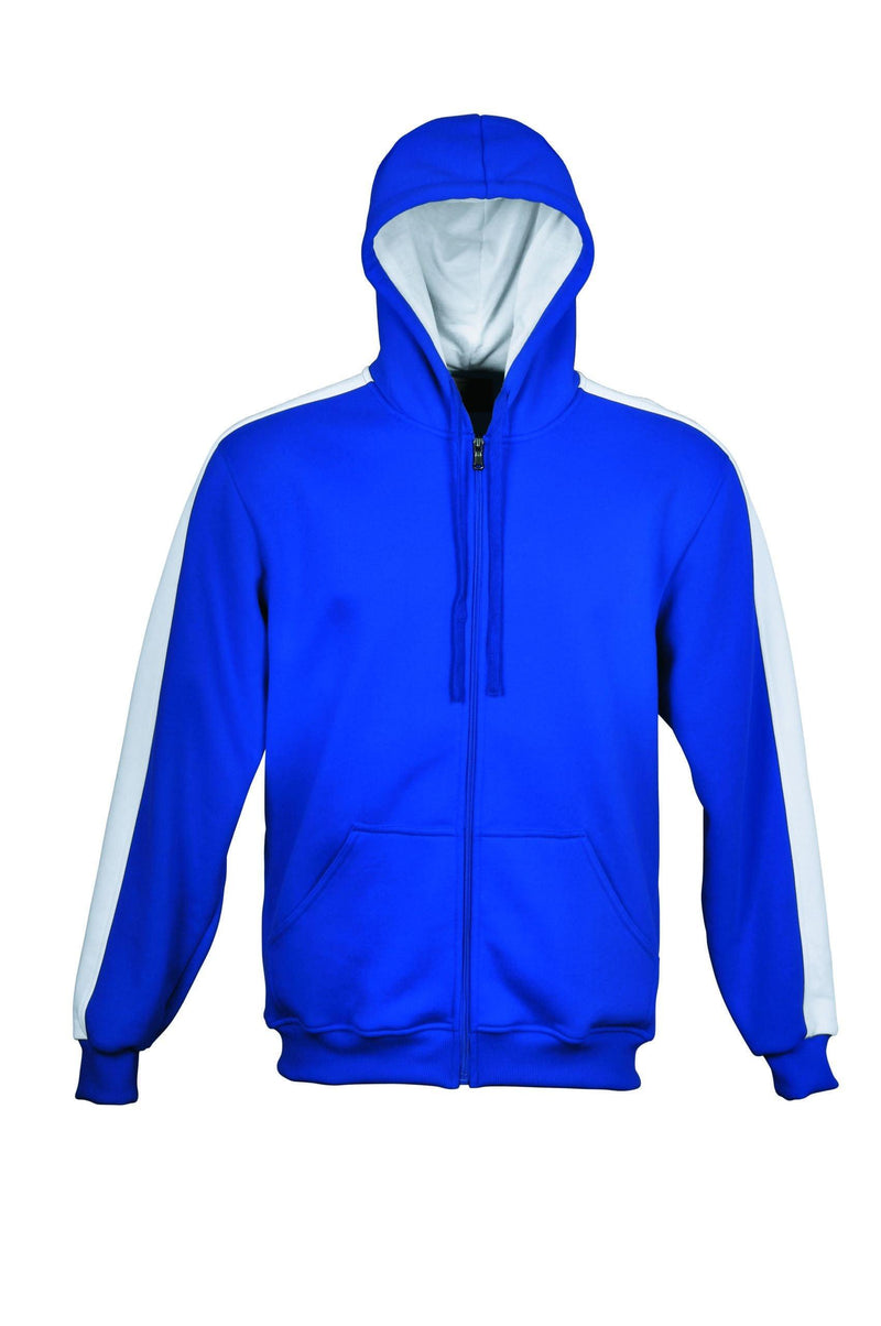 Mens Contrast Fleece Hoodie - Royal/White - sportscrazy.com.au