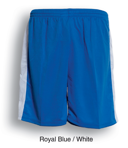 Kids Panel Soccer Shorts - Royal Blue/White - sportscrazy.com.au