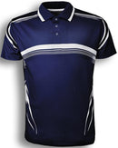 Sublimated Golf Polo - Navy/White - sportscrazy.com.au