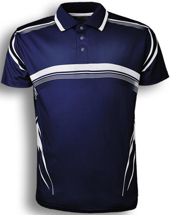 Sublimated Golf Polo - Navy/White - sportscrazy.com.au