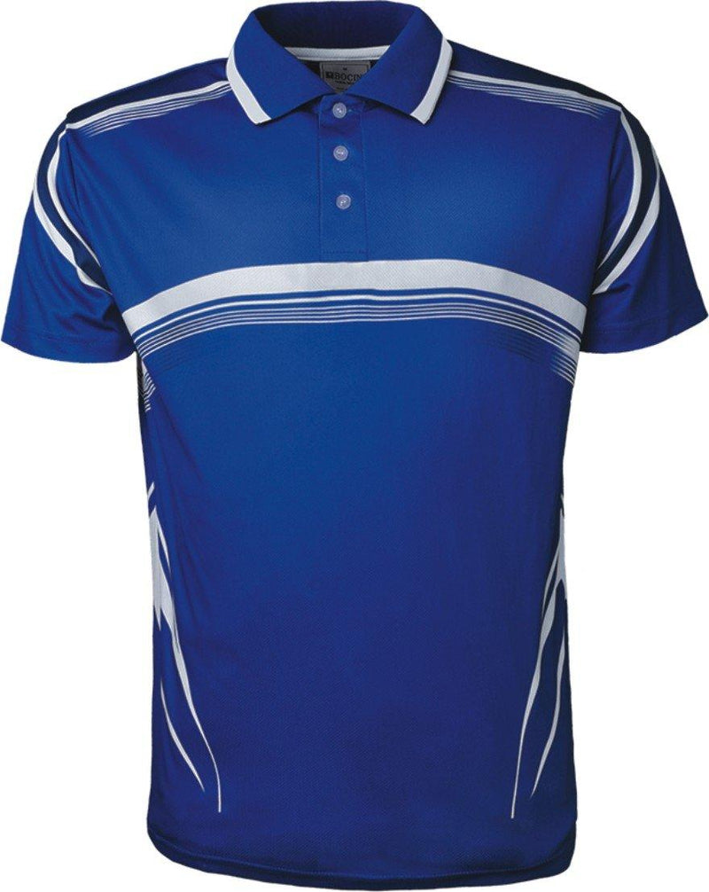 Sublimated Golf Polo - Royal/White - sportscrazy.com.au