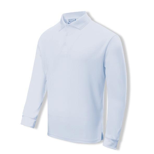 Mens Sun Smart Cricket Long Sleeve Polo