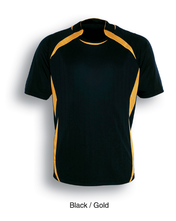 Adult Sports Soccer Jersey - Black/Gold - sportscrazy.com.au