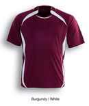 Adults Sports Soccer Jersey - Burgundy/White