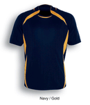 Adult Sports Soccer Jersey - Navy/Gold - sportscrazy.com.au